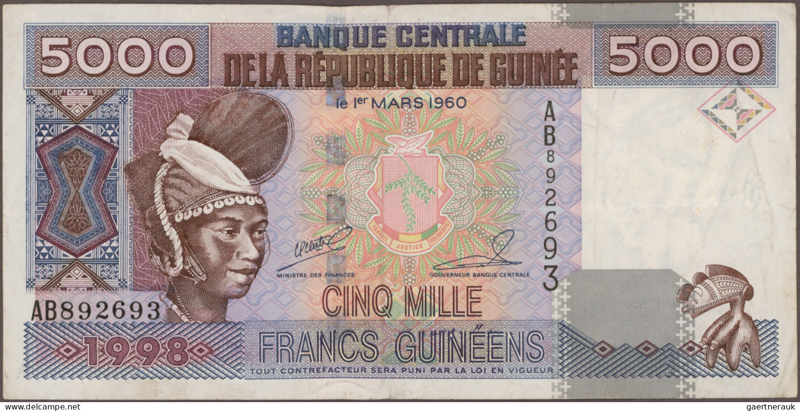 Worldwide: Lot With 70 Banknotes From All Over The World, Consisting For Example - Altri & Non Classificati