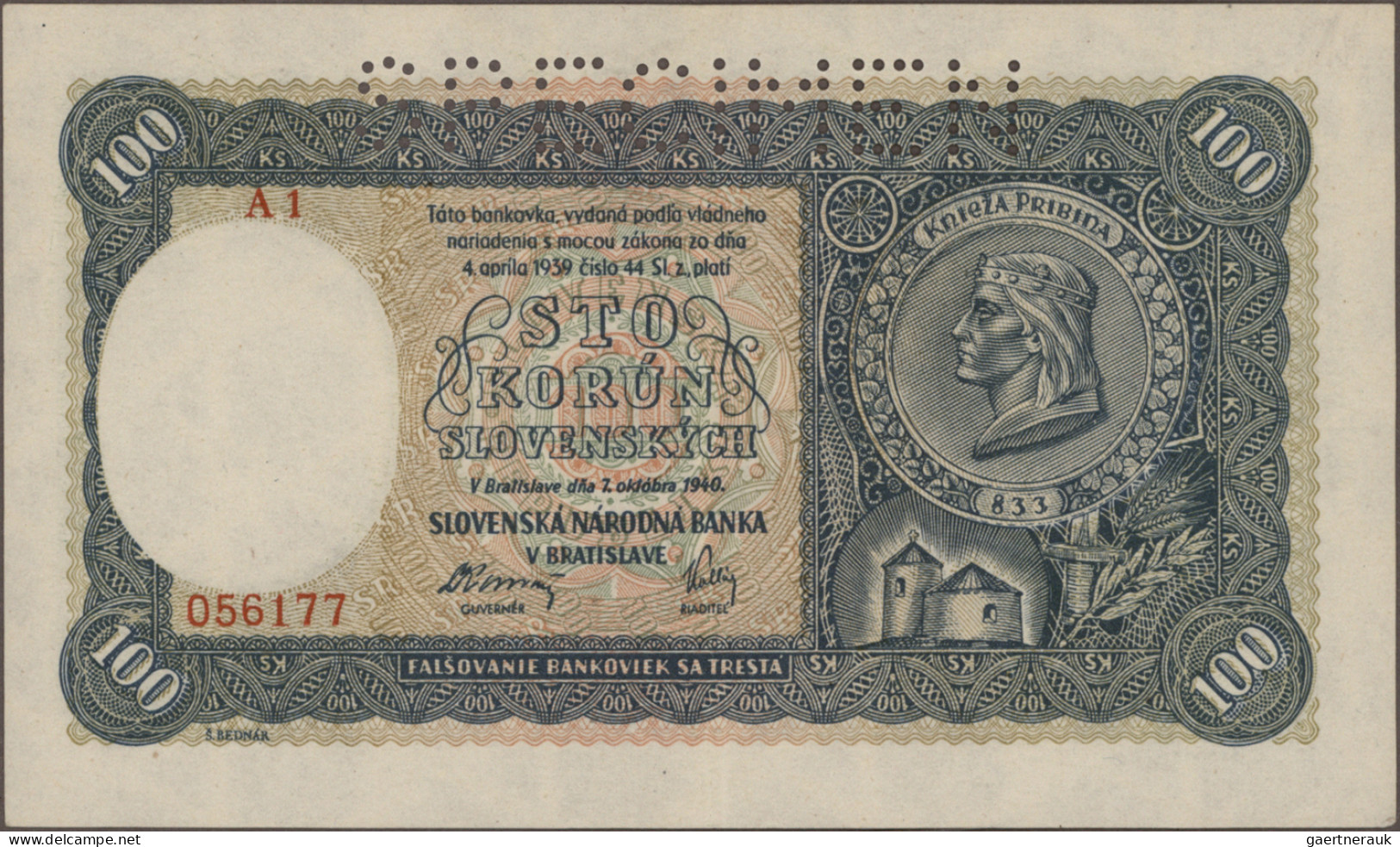 Worldwide: Small Lot With 18 Banknotes, Comprising For Example Bohemia 50 Kronen - Autres & Non Classés