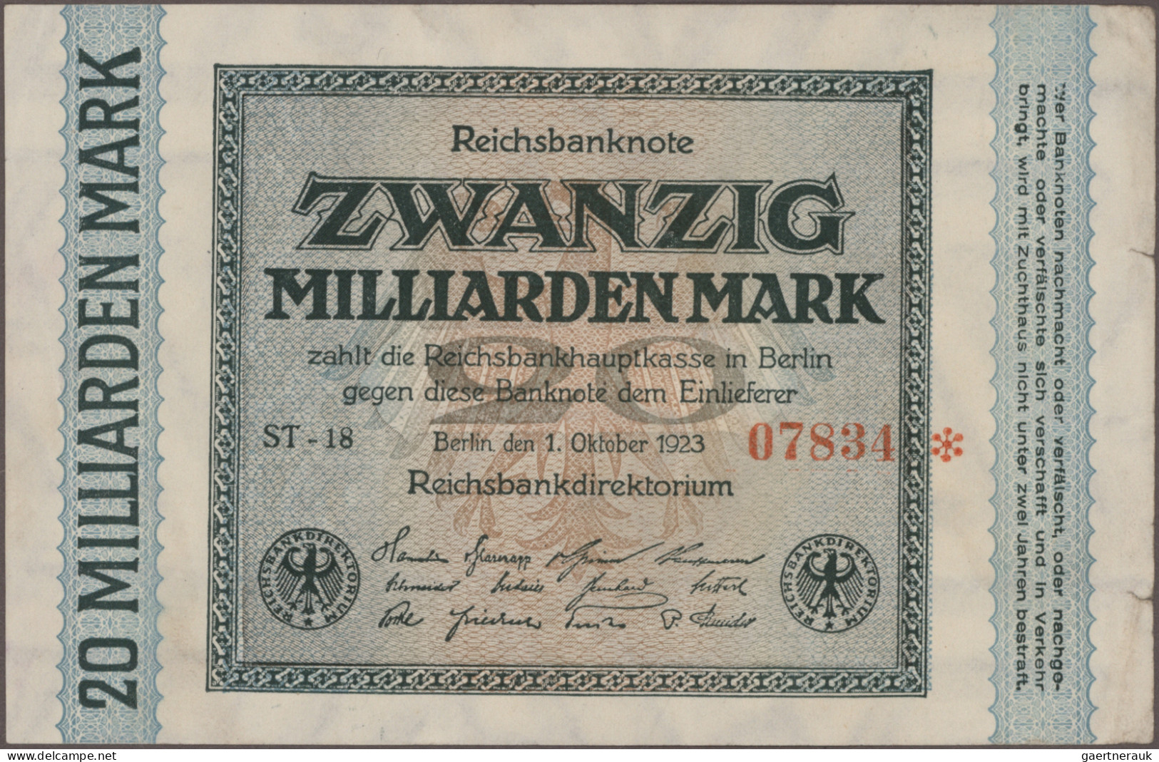 Deutschland - Deutsches Reich Bis 1945: Riesiges Konvolut Mit Ca. 860 Banknoten - Andere & Zonder Classificatie