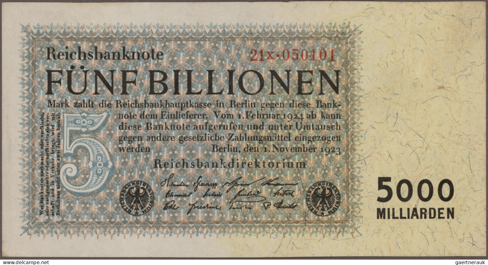 Deutschland - Deutsches Reich Bis 1945: Riesiges Konvolut Mit Ca. 860 Banknoten - Autres & Non Classés