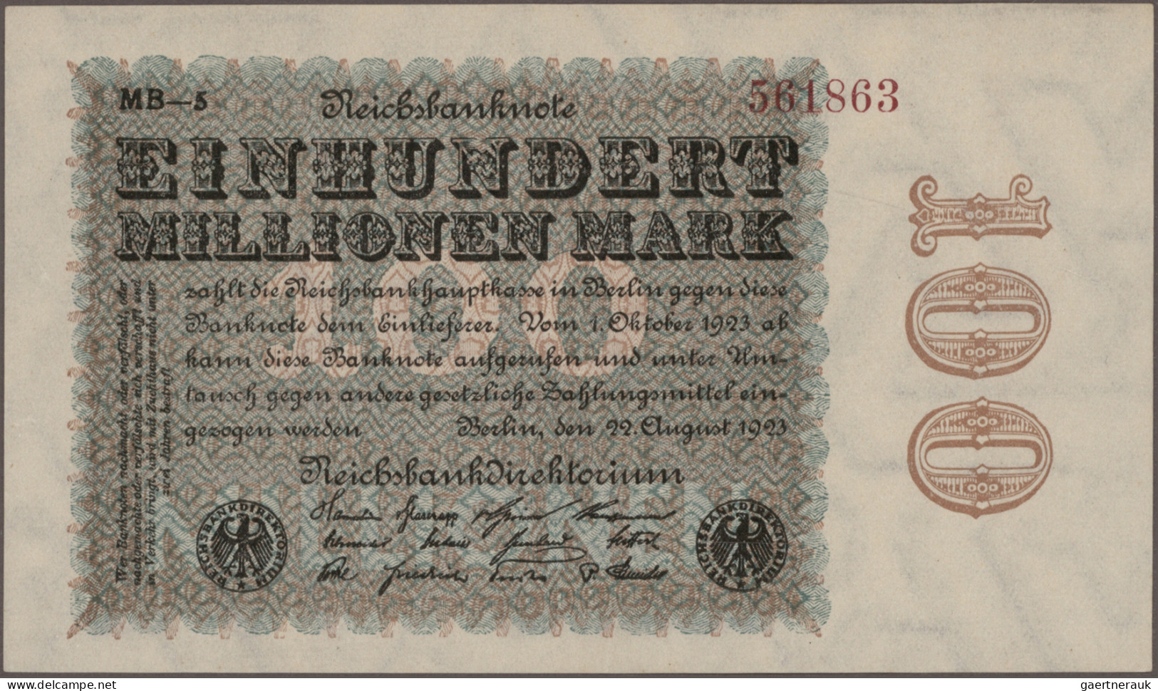 Deutschland - Deutsches Reich bis 1945: Riesiges Konvolut mit 669 Banknoten der