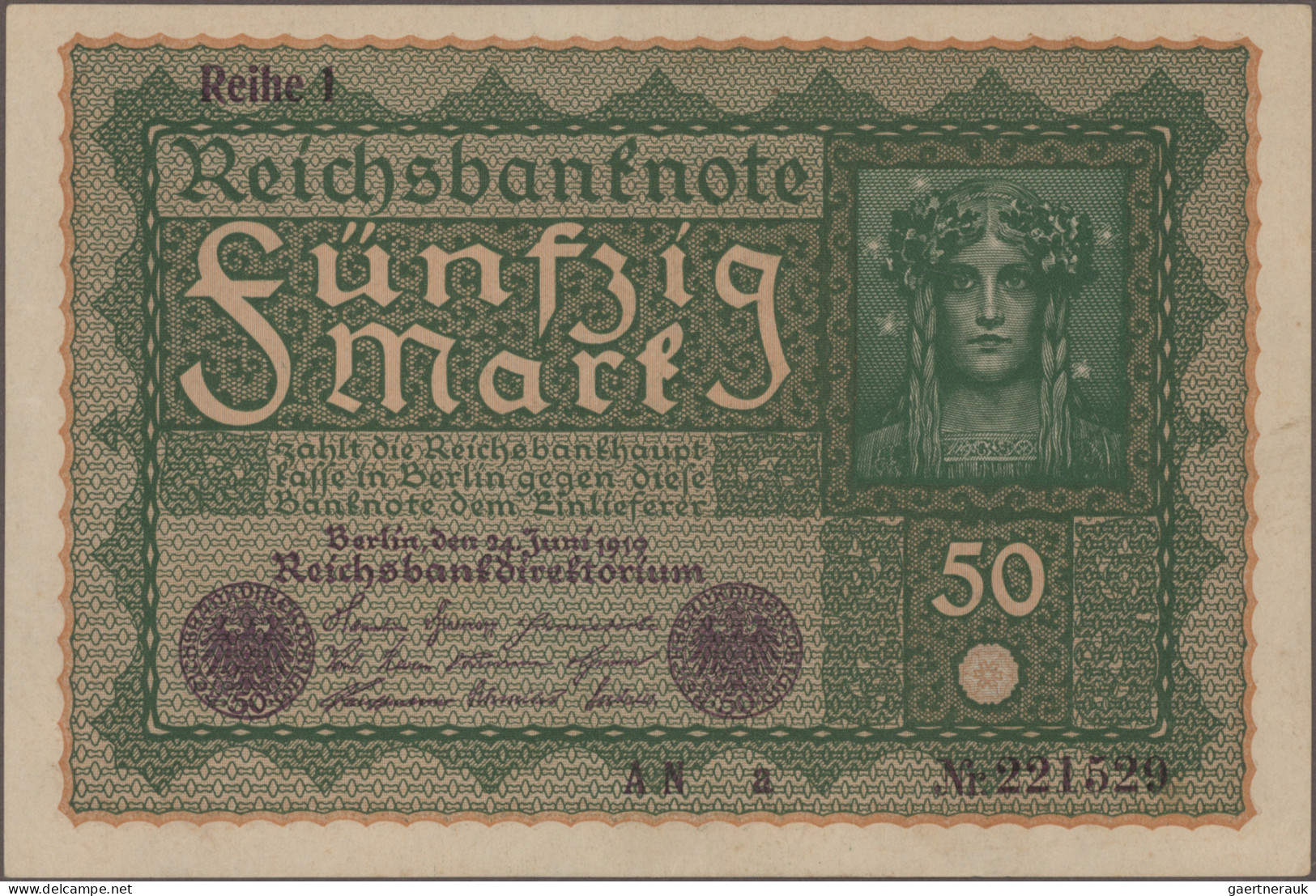 Deutschland - Deutsches Reich Bis 1945: Großes Konvolut Mit 392 Banknoten Der In - Autres & Non Classés