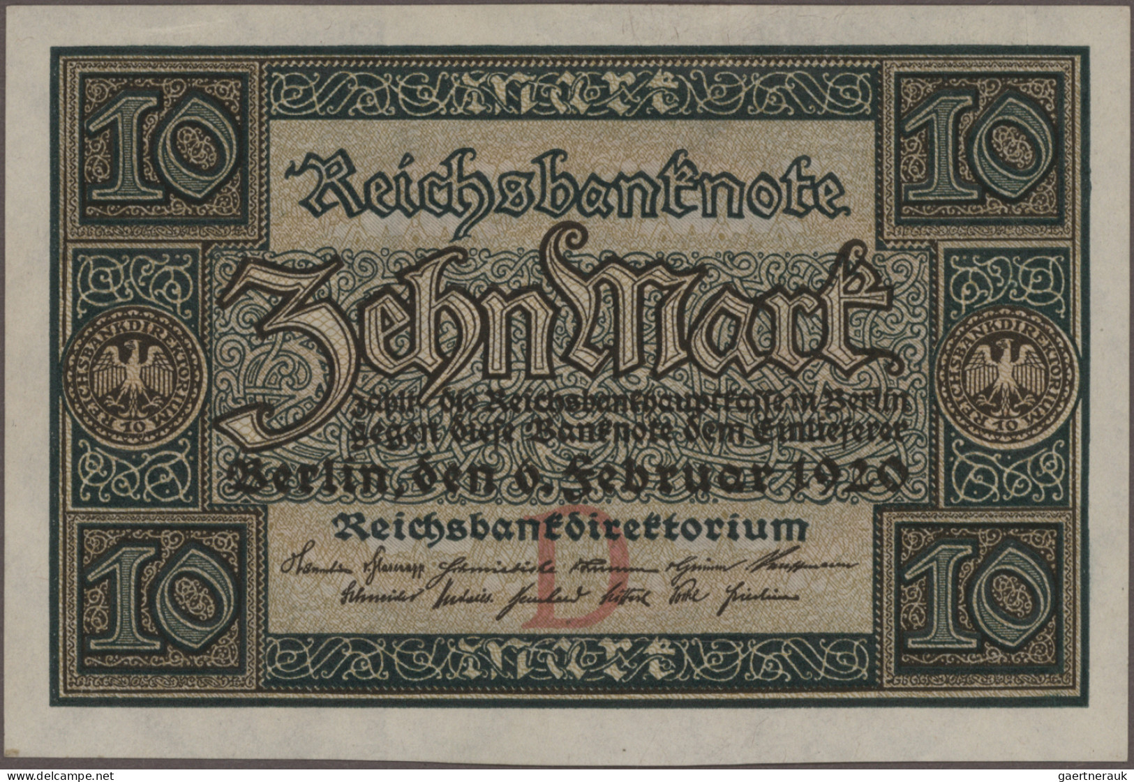 Deutschland - Deutsches Reich Bis 1945: Großes Konvolut Mit 392 Banknoten Der In - Altri & Non Classificati