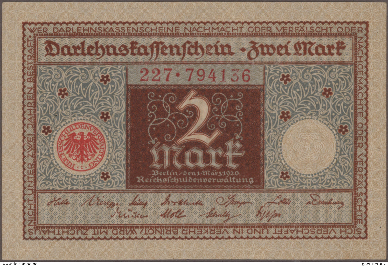 Deutschland - Deutsches Reich Bis 1945: Großes Konvolut Mit 392 Banknoten Der In - Autres & Non Classés
