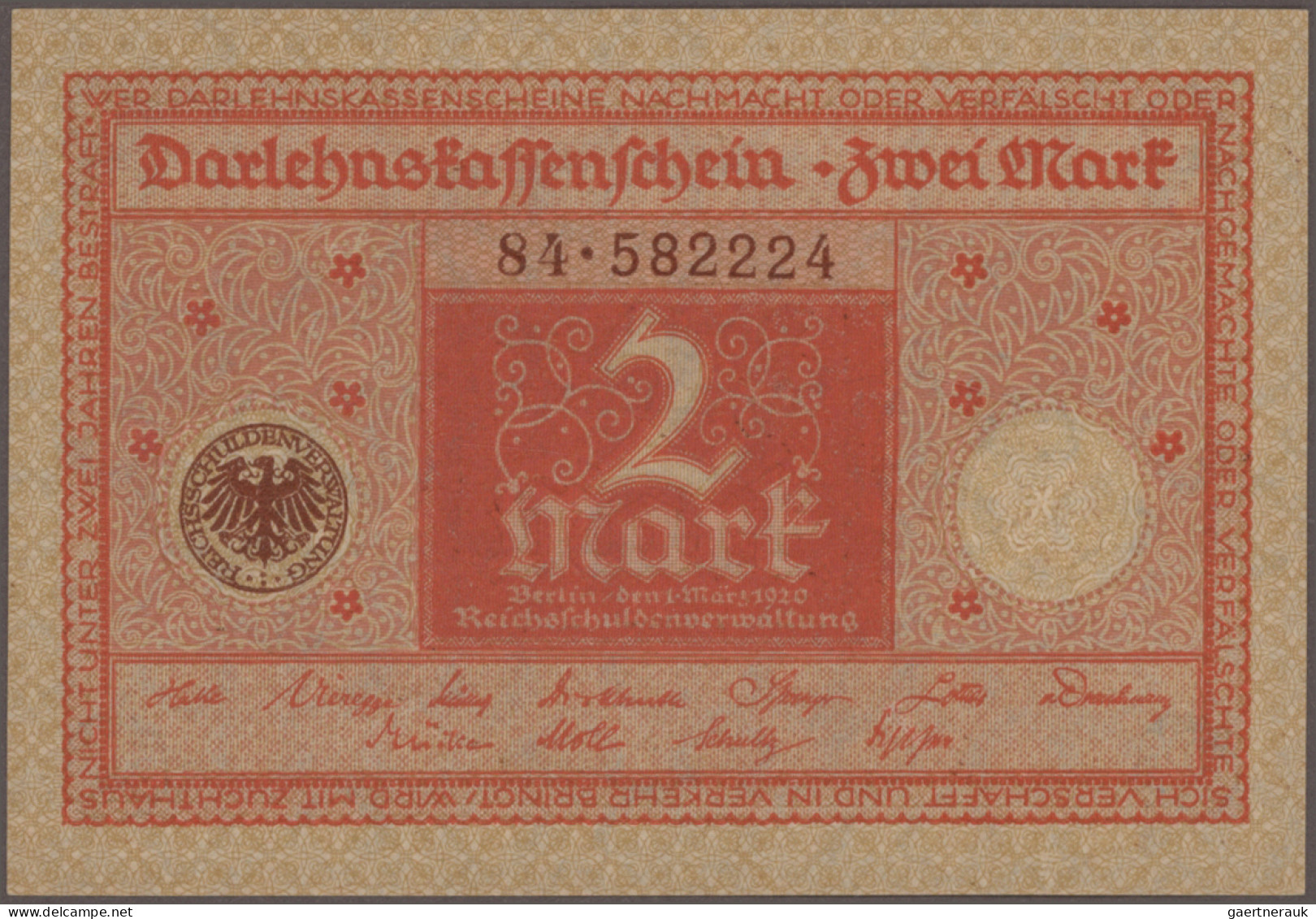 Deutschland - Deutsches Reich Bis 1945: Großes Konvolut Mit 392 Banknoten Der In - Sonstige & Ohne Zuordnung