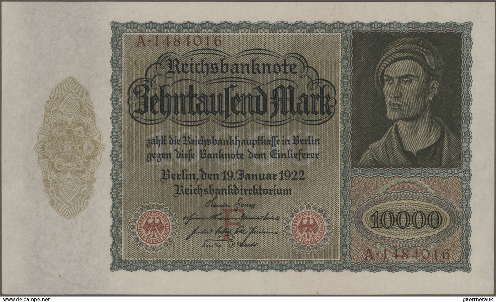 Deutschland - Deutsches Reich bis 1945: Großes Konvolut mit 392 Banknoten der In