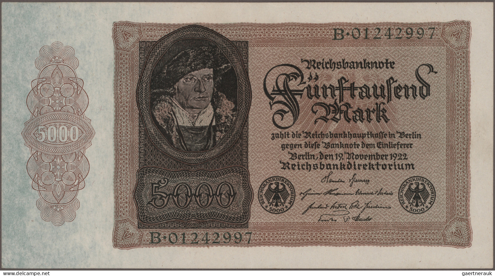 Deutschland - Deutsches Reich bis 1945: Großes Konvolut mit 392 Banknoten der In