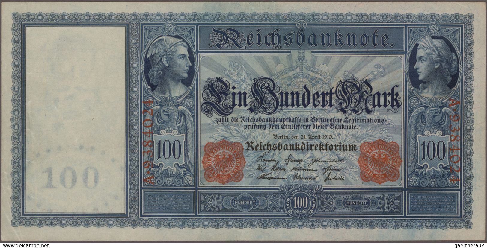 Deutschland - Deutsches Reich Bis 1945: Konvolut Mit 198 Banknoten Kaiserreich, - Otros & Sin Clasificación