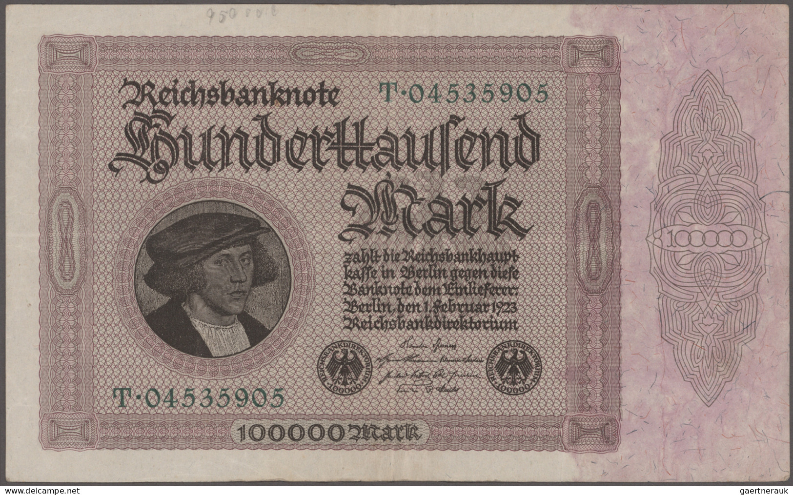 Deutschland - Deutsches Reich bis 1945: Zwei Alben und ein paar lose Banknoten /