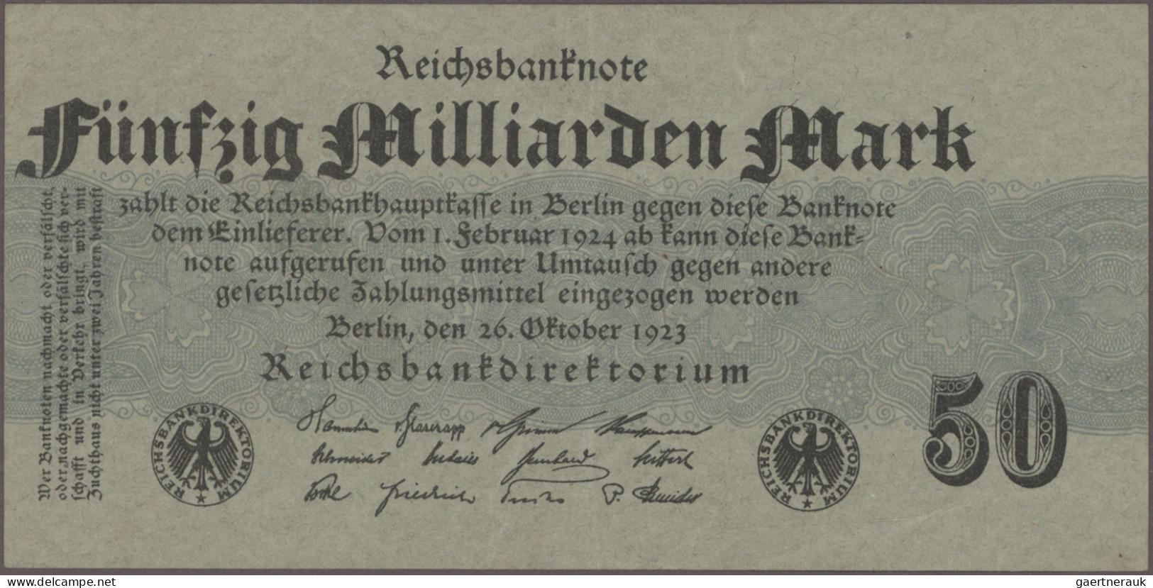 Deutschland - Deutsches Reich Bis 1945: Kleines Sammelalbum Mit Mehr Als 150 Ban - Altri & Non Classificati