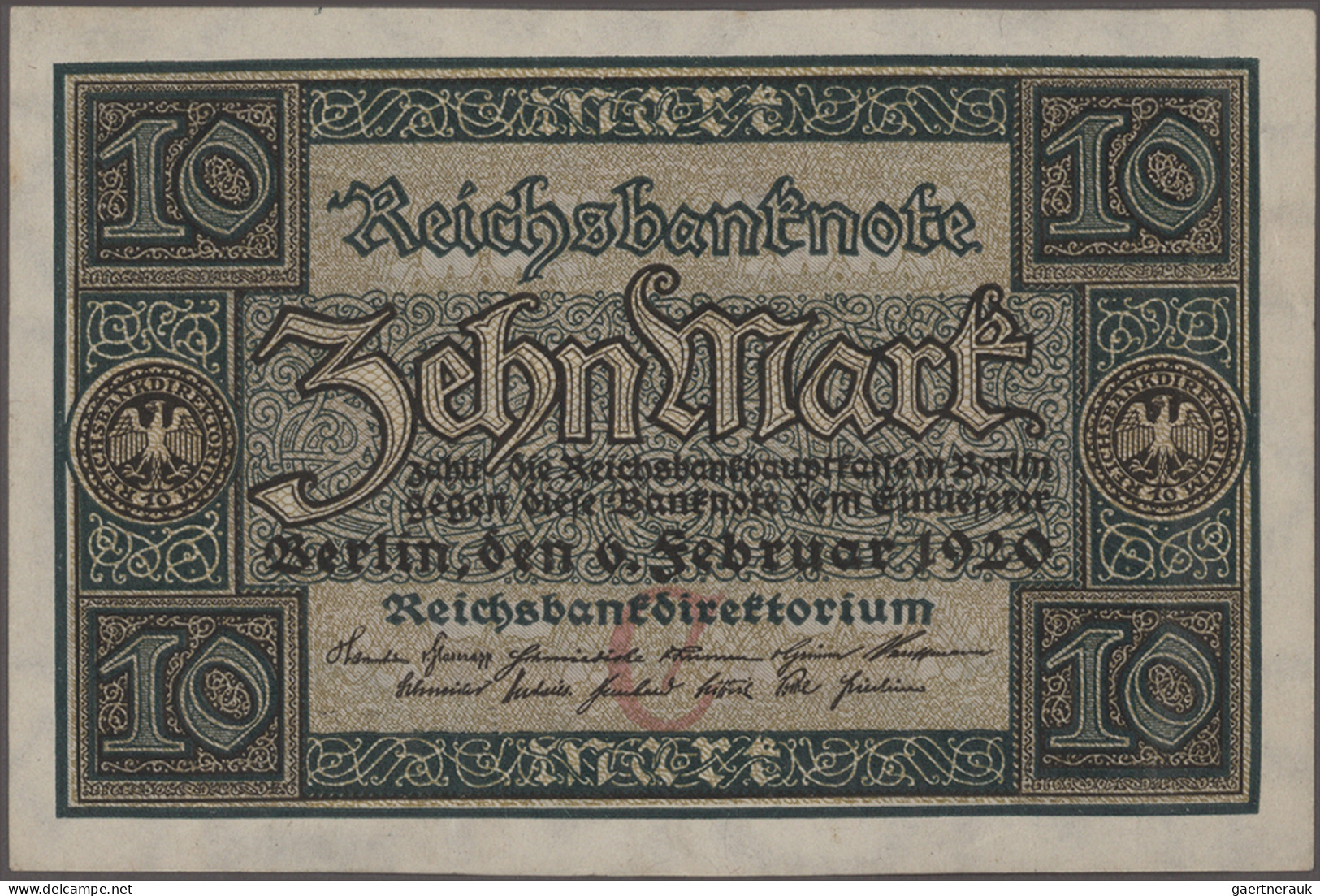 Deutschland - Deutsches Reich Bis 1945: Schachtel Mit über 300 Banknoten Aus Deu - Other & Unclassified