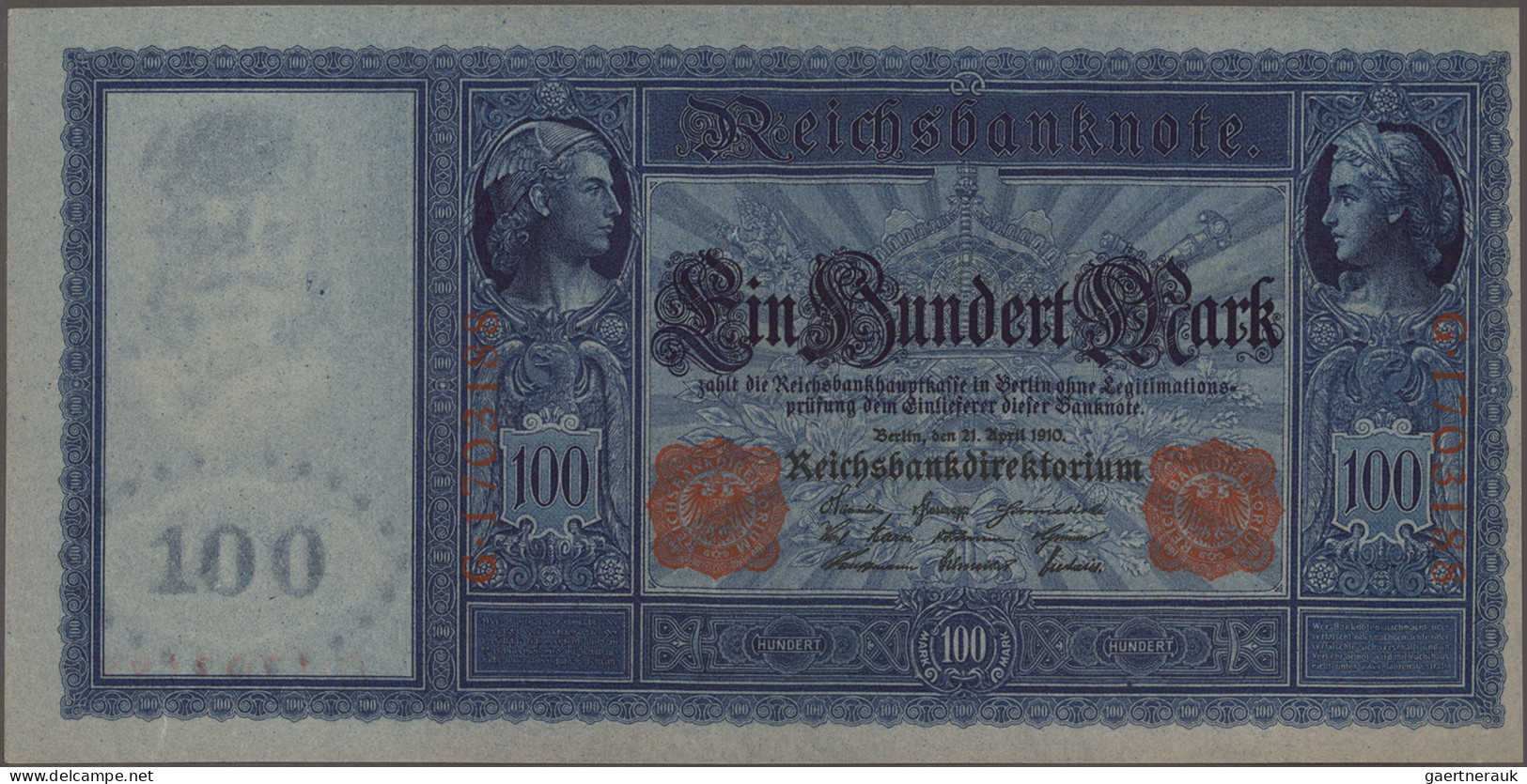 Deutschland - Deutsches Reich bis 1945: Schachtel mit über 300 Banknoten aus Deu