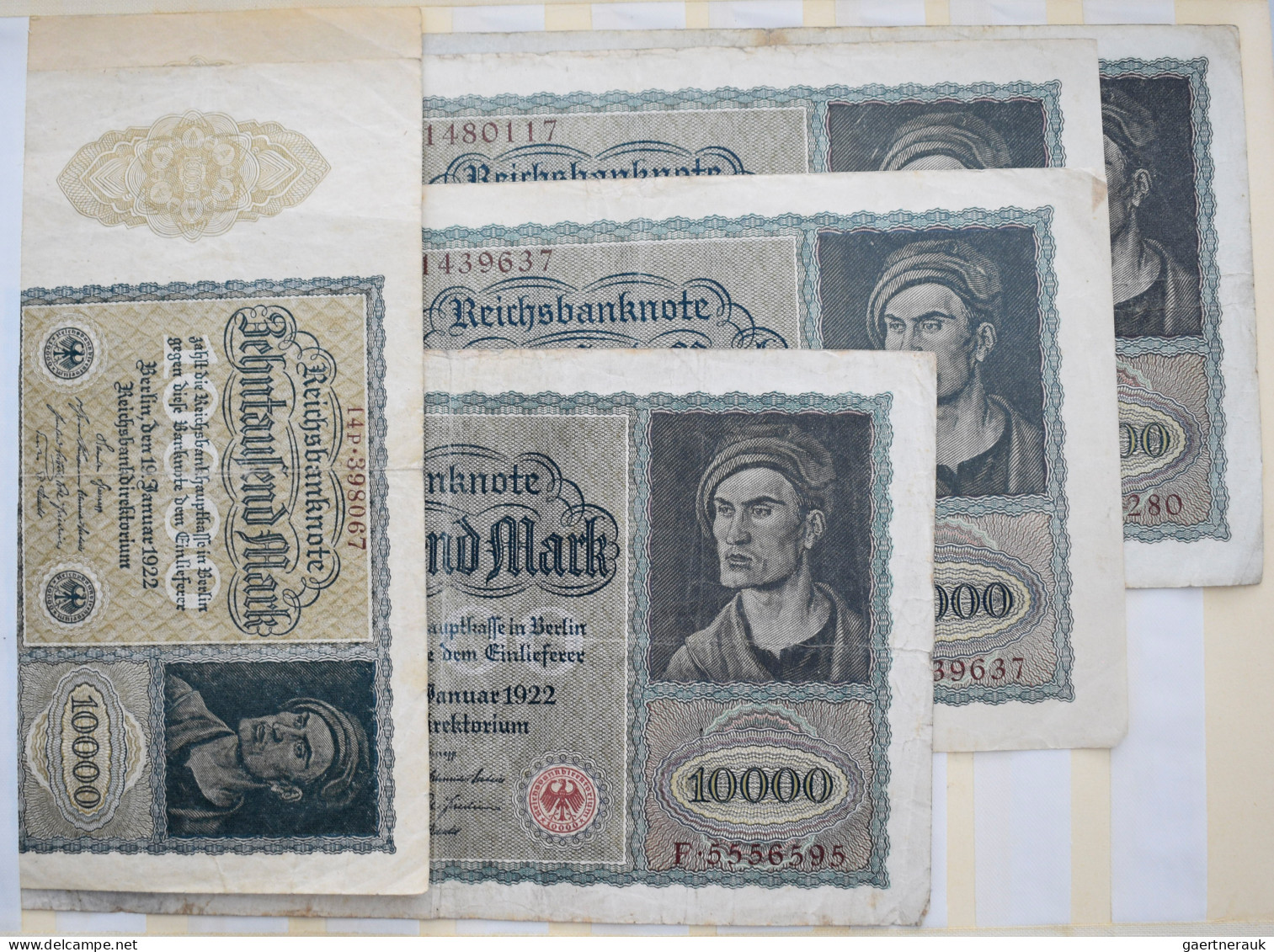 Deutschland - Deutsches Reich Bis 1945: 12 Alben Mit über 800 Banknoten Der Infl - Sonstige & Ohne Zuordnung