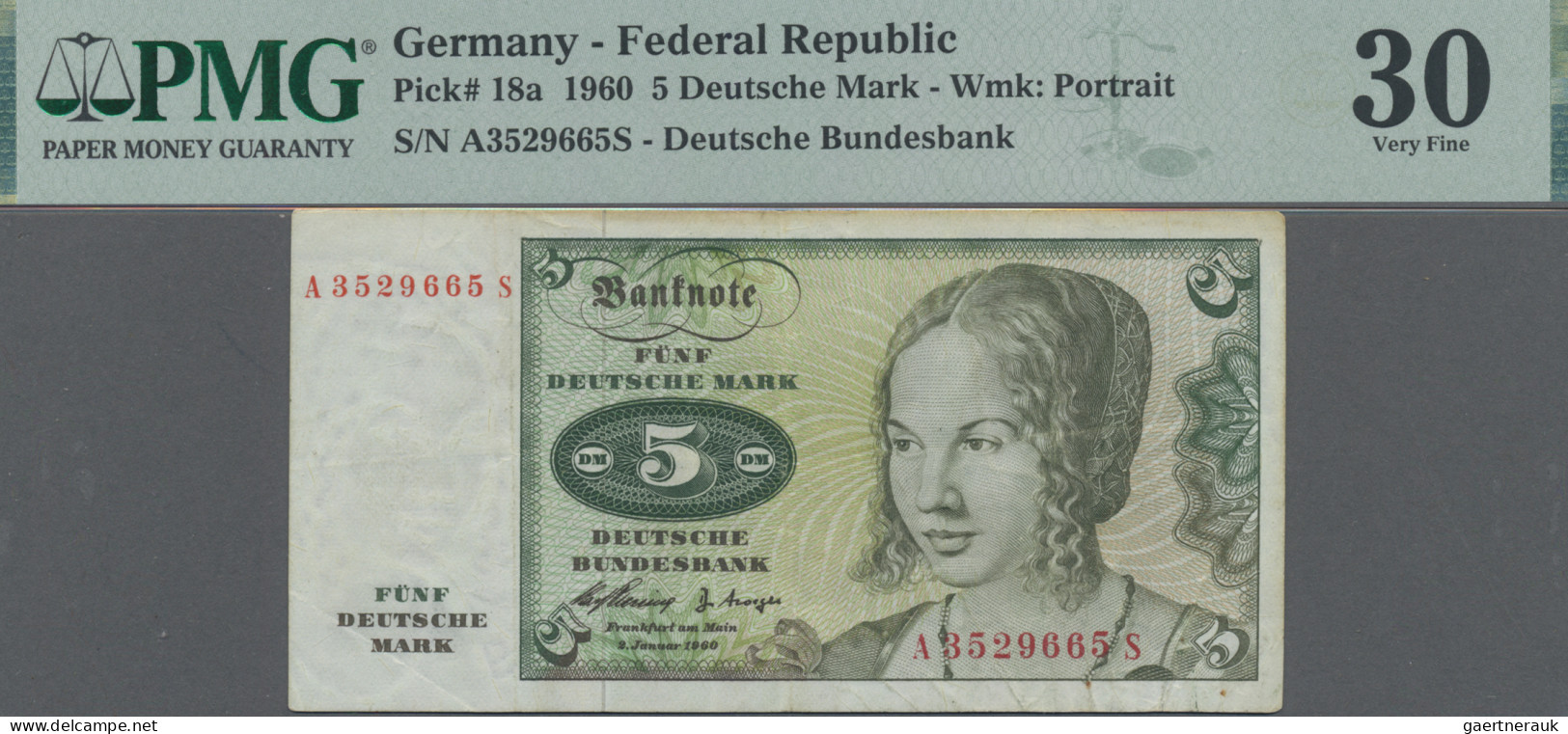 Deutschland - Bank Deutscher Länder + Bundesrepublik Deutschland: BBk I, 1960, K - Autres & Non Classés