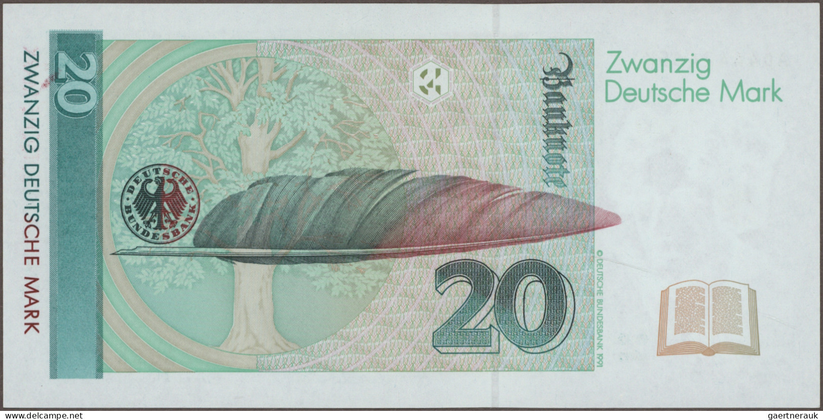 Deutschland - Bank Deutscher Länder + Bundesrepublik Deutschland: BBk III, 1991,