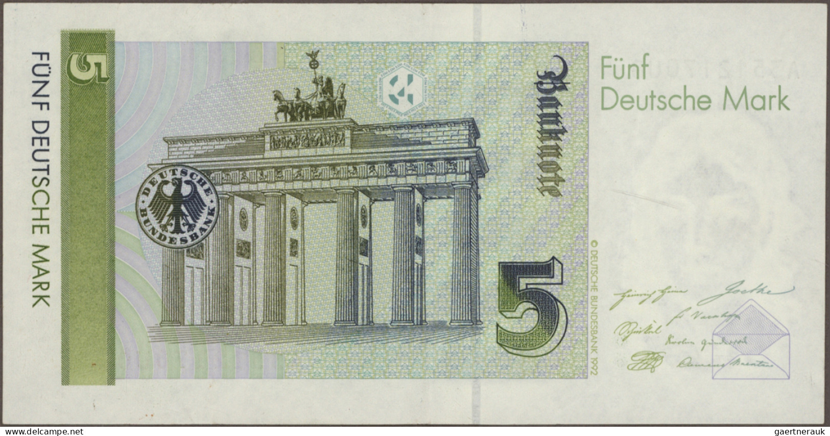 Deutschland - Bank Deutscher Länder + Bundesrepublik Deutschland: BBk III, 1991,