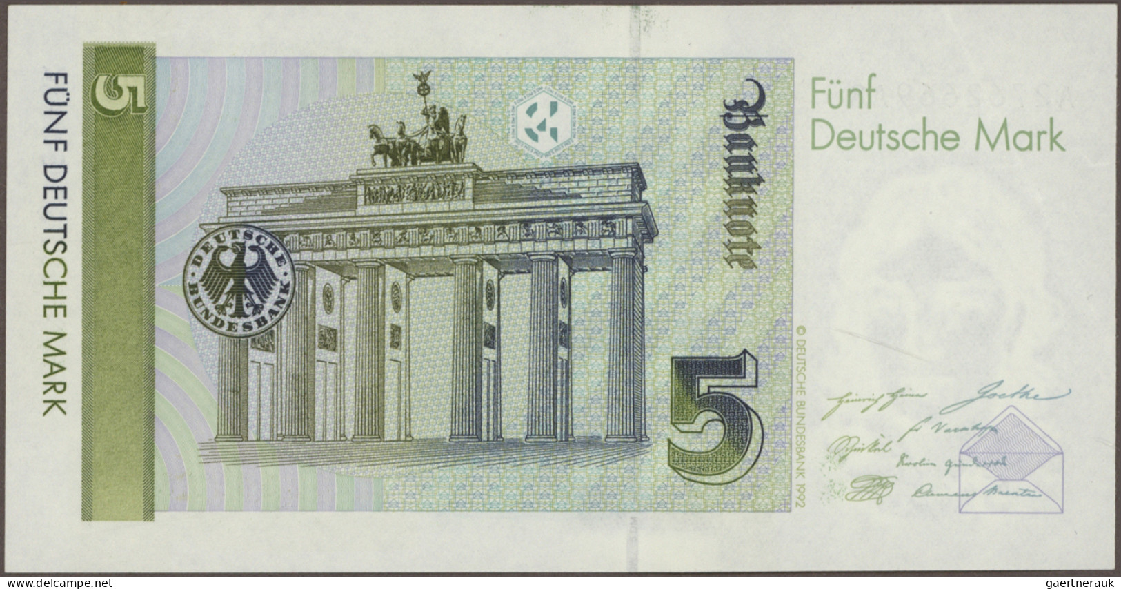 Deutschland - Bank Deutscher Länder + Bundesrepublik Deutschland: BBk III, 1991,