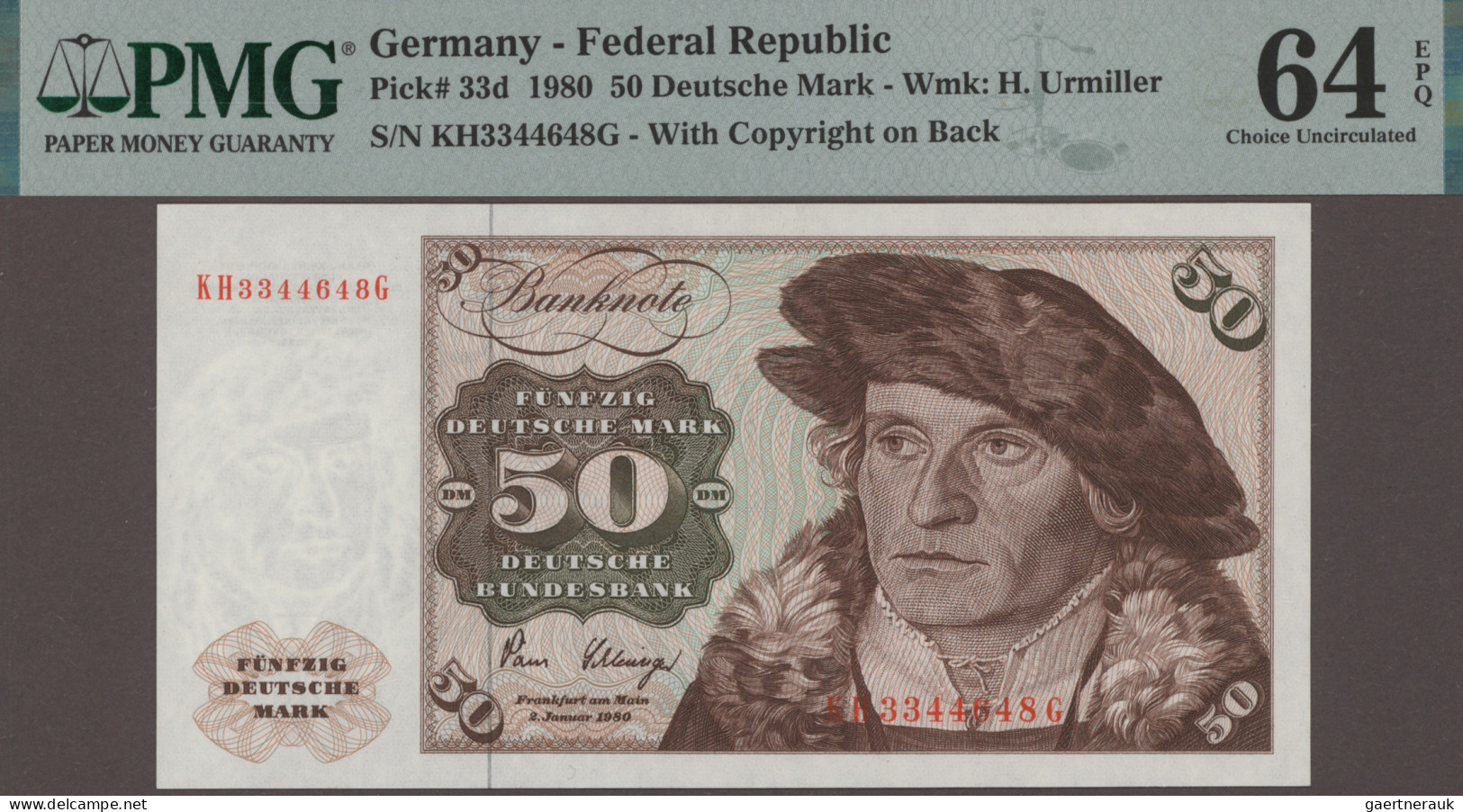 Deutschland - Bank Deutscher Länder + Bundesrepublik Deutschland: BBk III, 1991,