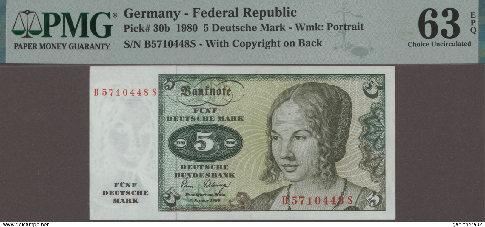 Deutschland - Bank Deutscher Länder + Bundesrepublik Deutschland: BBk III, 1991,