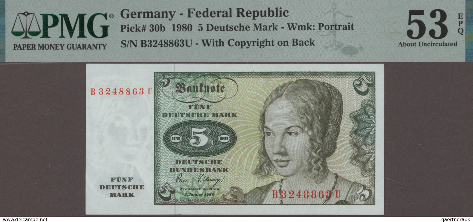 Deutschland - Bank Deutscher Länder + Bundesrepublik Deutschland: BBk III, 1991,