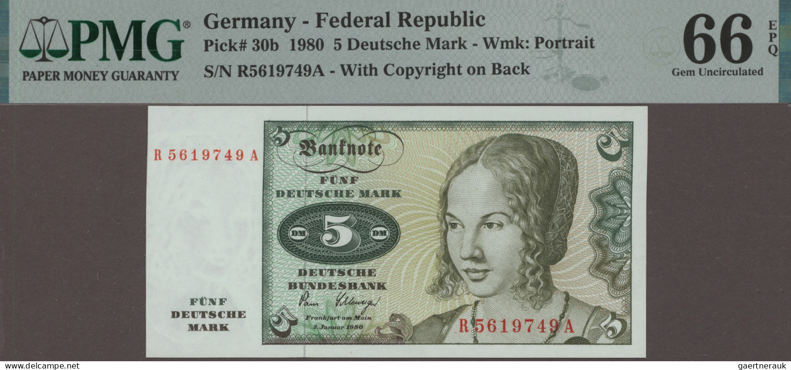 Deutschland - Bank Deutscher Länder + Bundesrepublik Deutschland: BBk III, 1991,