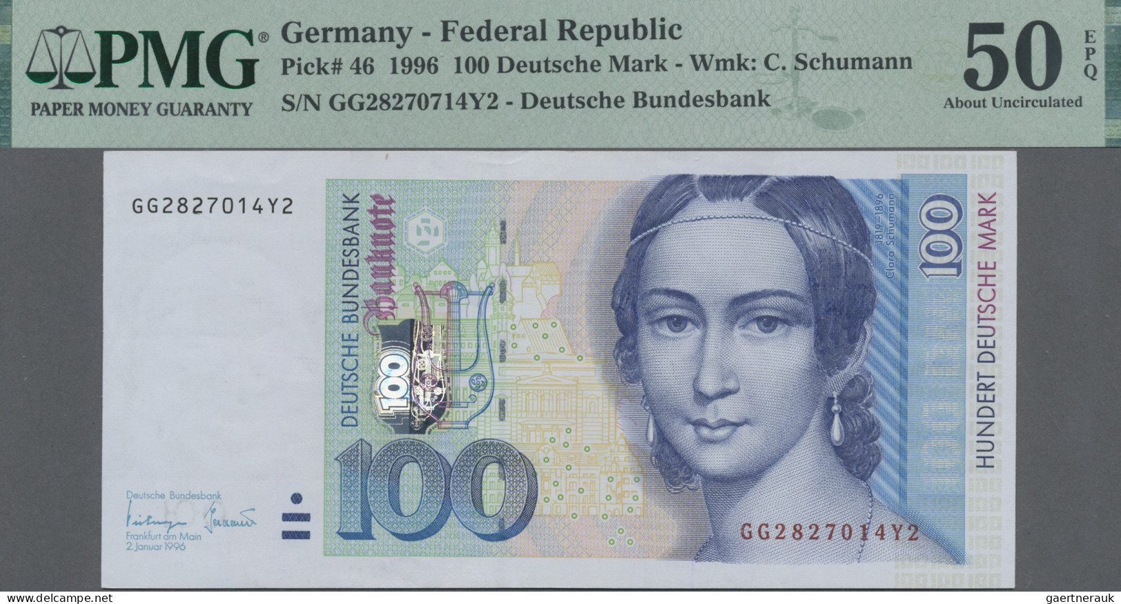 Deutschland - Bank Deutscher Länder + Bundesrepublik Deutschland: BBk IIIA, 1996 - Other & Unclassified