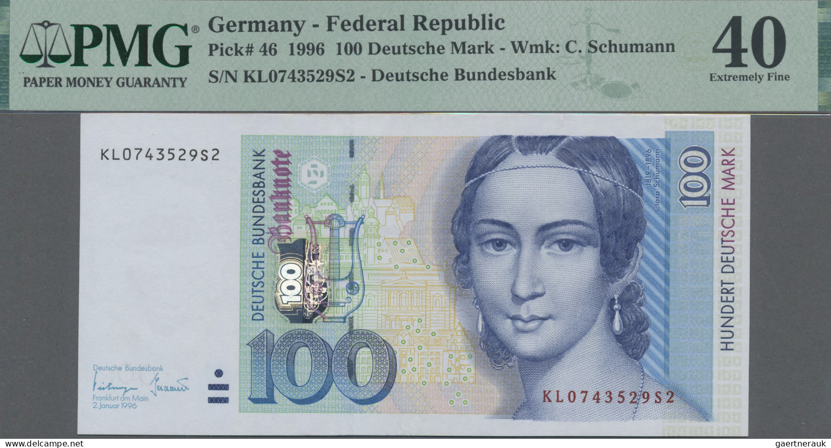 Deutschland - Bank Deutscher Länder + Bundesrepublik Deutschland: BBk IIIA, 1996 - Altri & Non Classificati