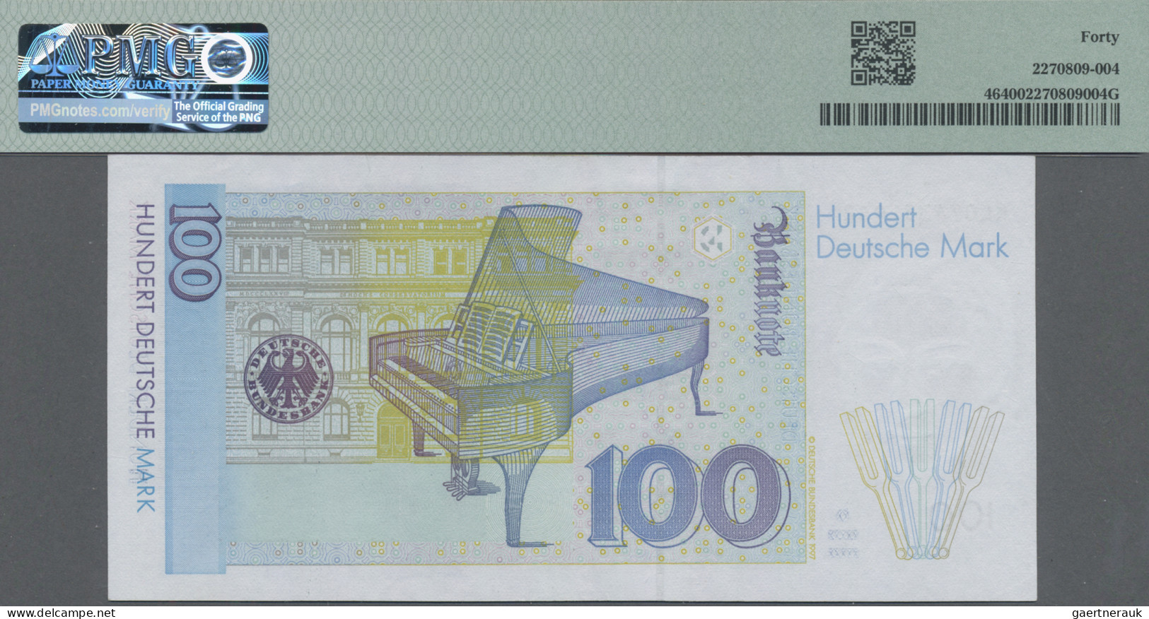 Deutschland - Bank Deutscher Länder + Bundesrepublik Deutschland: BBk IIIA, 1996