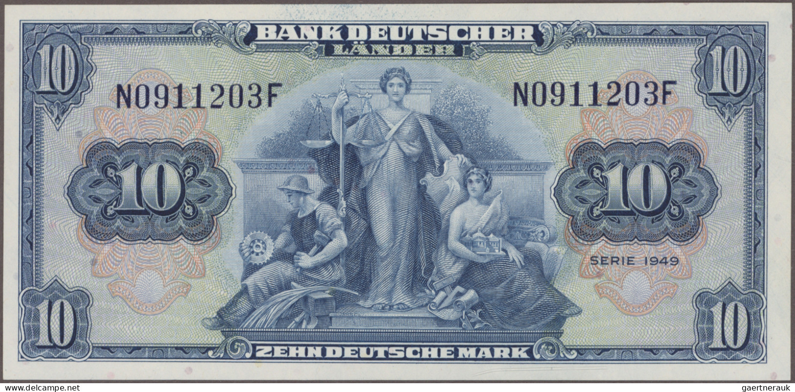 Deutschland - Bank Deutscher Länder + Bundesrepublik Deutschland: Bank deutscher