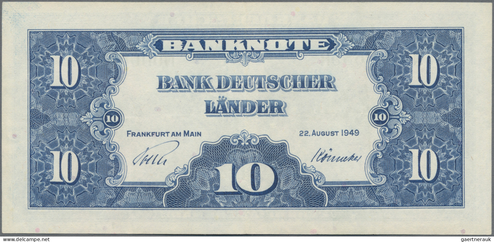 Deutschland - Bank Deutscher Länder + Bundesrepublik Deutschland: Bank Deutscher - Autres & Non Classés