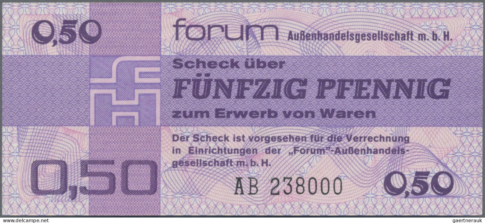 Deutschland - DDR: Forum-Außenhandelsgesellschaft M.b.H., Serie 1979, Kompletter - Altri & Non Classificati