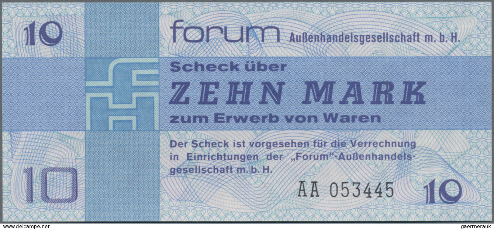Deutschland - DDR: Forum-Außenhandelsgesellschaft m.b.H., Serie 1979, kompletter