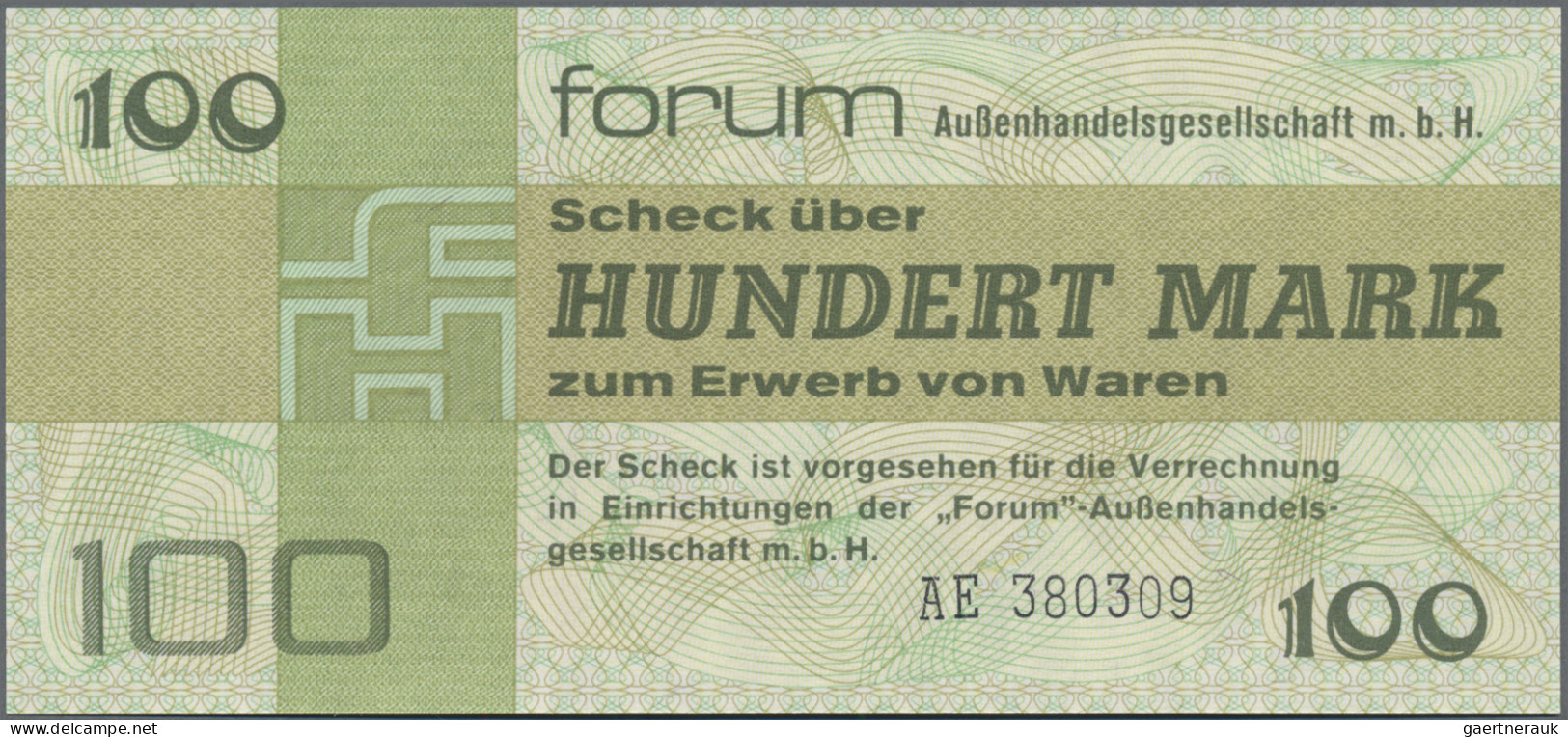 Deutschland - DDR: Forum-Außenhandelsgesellschaft m.b.H., Serie 1979, kompletter