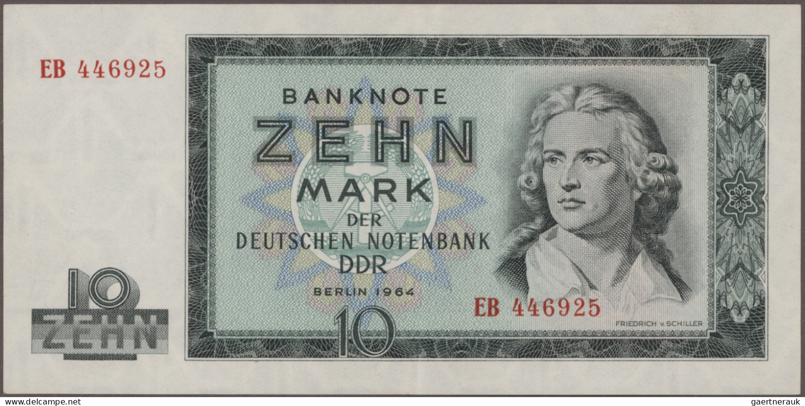 Deutschland - DDR: Deutsche Notenbank und Staatsbank der DDR, Lot mit 51 Banknot