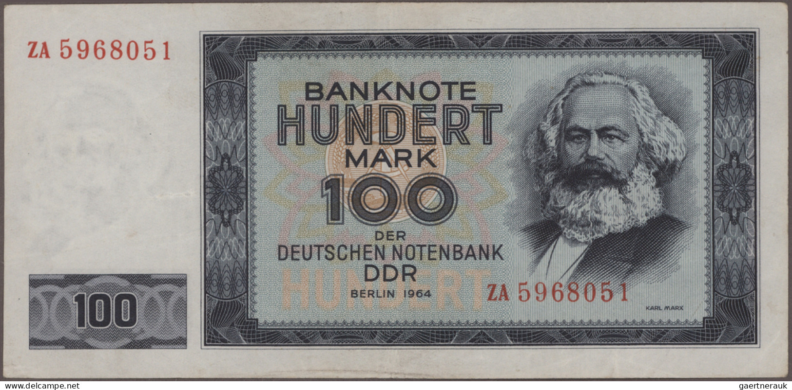 Deutschland - DDR: Deutsche Notenbank und Staatsbank der DDR, Lot mit 51 Banknot