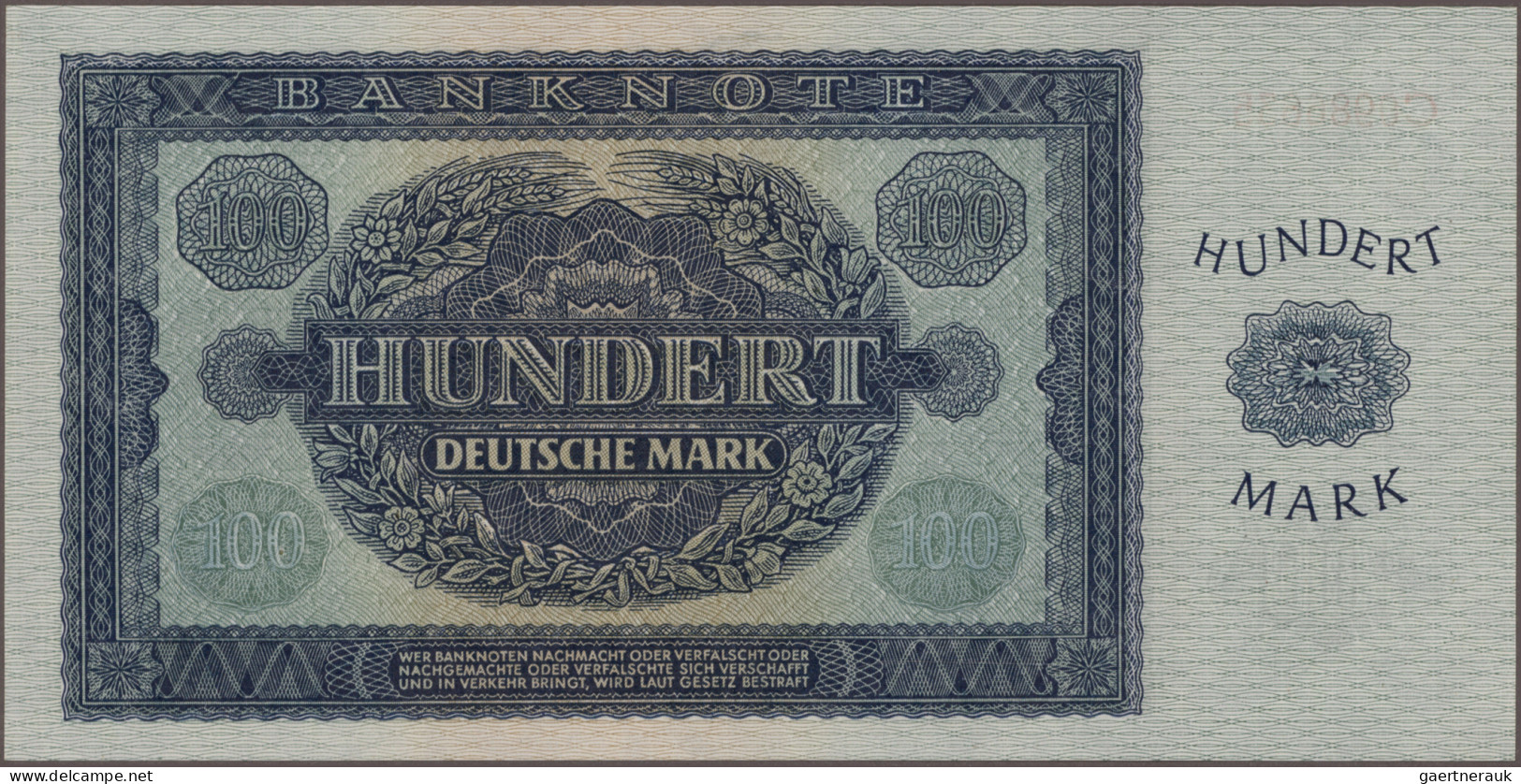 Deutschland - DDR: Deutsche Notenbank und Staatsbank der DDR, Lot mit 51 Banknot