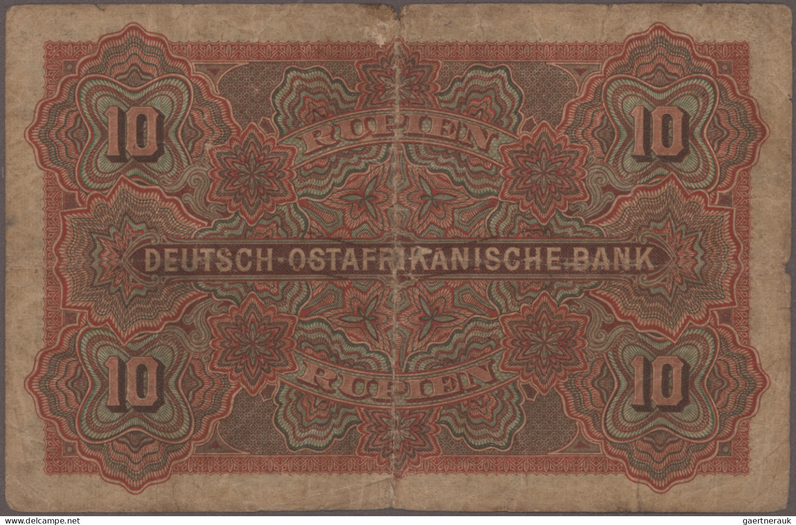 Deutschland - Kolonien: Deutsch-Ostafrikanische Bank, Serien 1905-1916, Lot Mit - Altri & Non Classificati