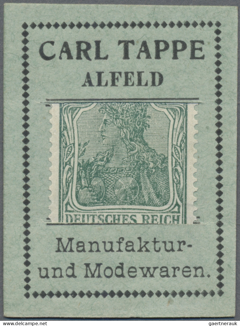 Deutschland - Briefmarkennotgeld: Alfeld, Niedersachsen, Carl Tappe, Manufaktur- - Altri & Non Classificati