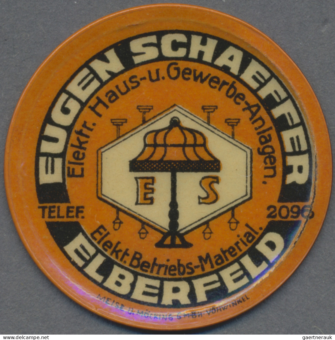 Deutschland - Briefmarkennotgeld: Elberfeld, Rheinland, Eugen Schäffer, 10 Pf. Z - Altri & Non Classificati