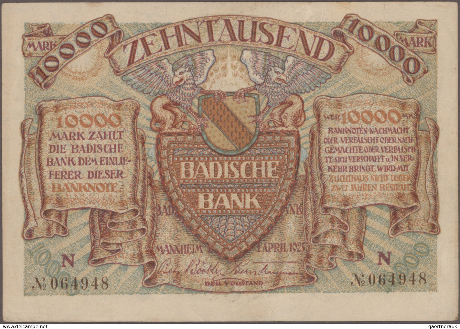 Deutschland - Länderscheine: Großes Konvolut Mit 164 Länderbanknoten, Ausgaben 1 - Autres & Non Classés