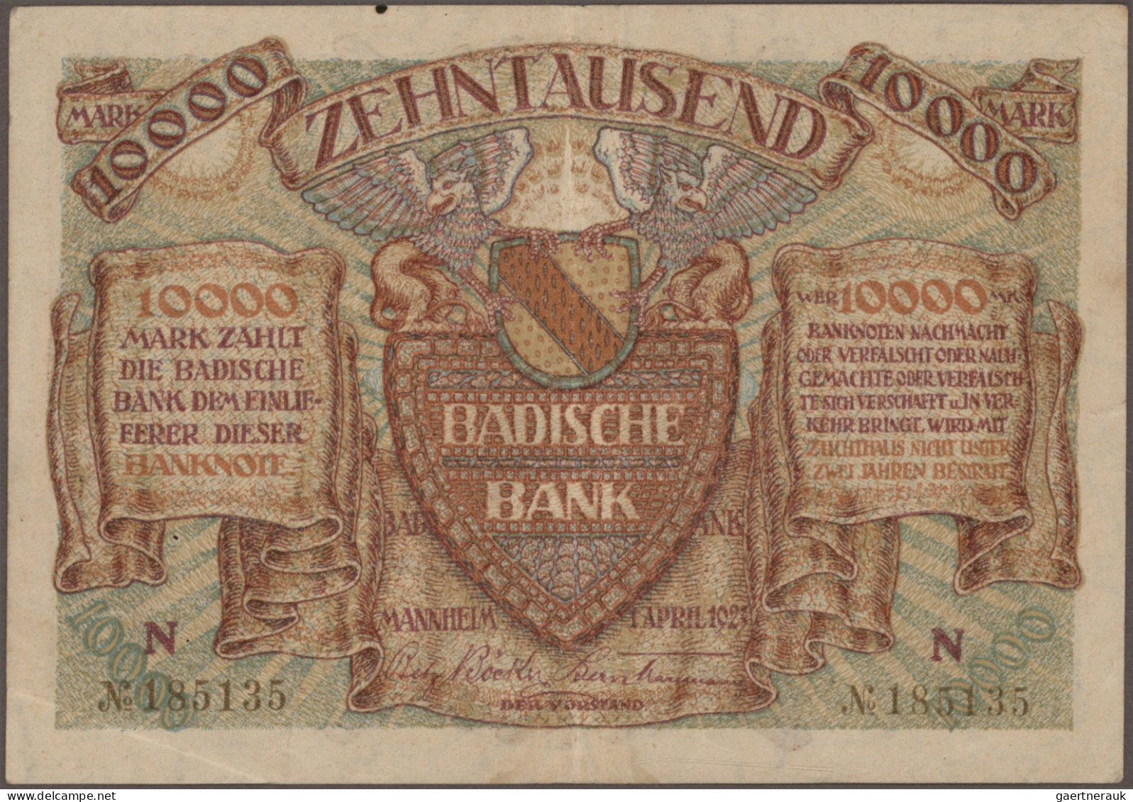 Deutschland - Länderscheine: Deutsche Länderbanken, Lot Mit 165 Banknoten, Dabei - Andere & Zonder Classificatie