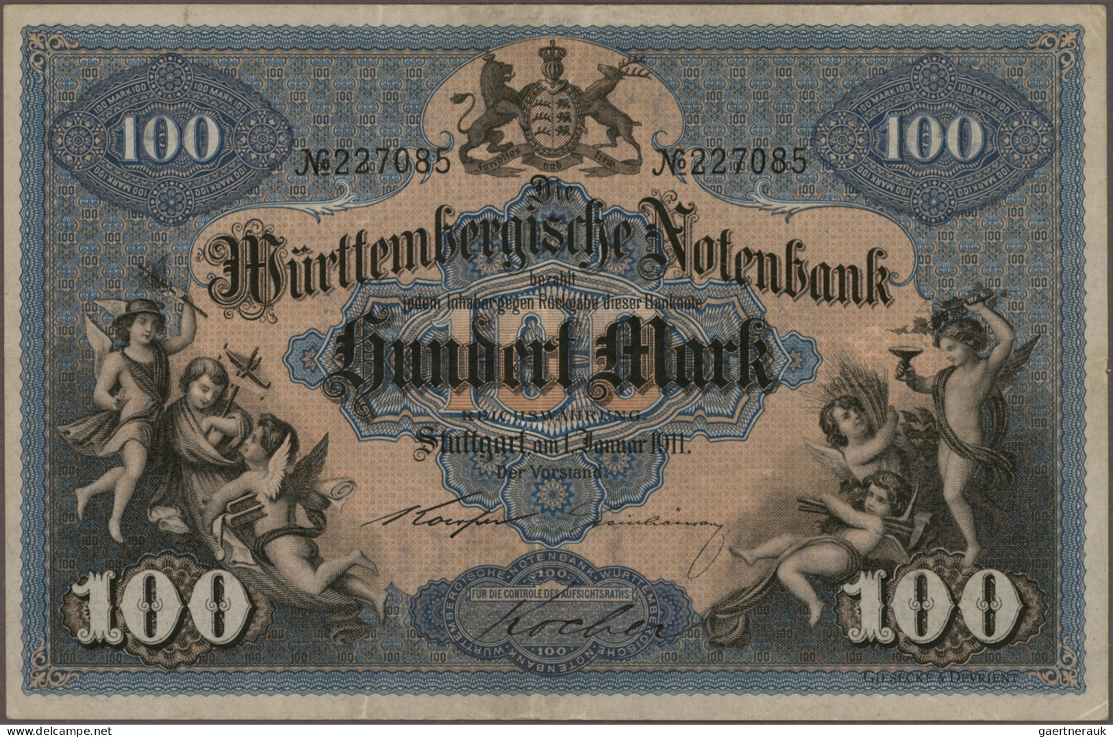 Deutschland - Länderscheine: Deutsche Länderbanken, Lot mit 165 Banknoten, dabei