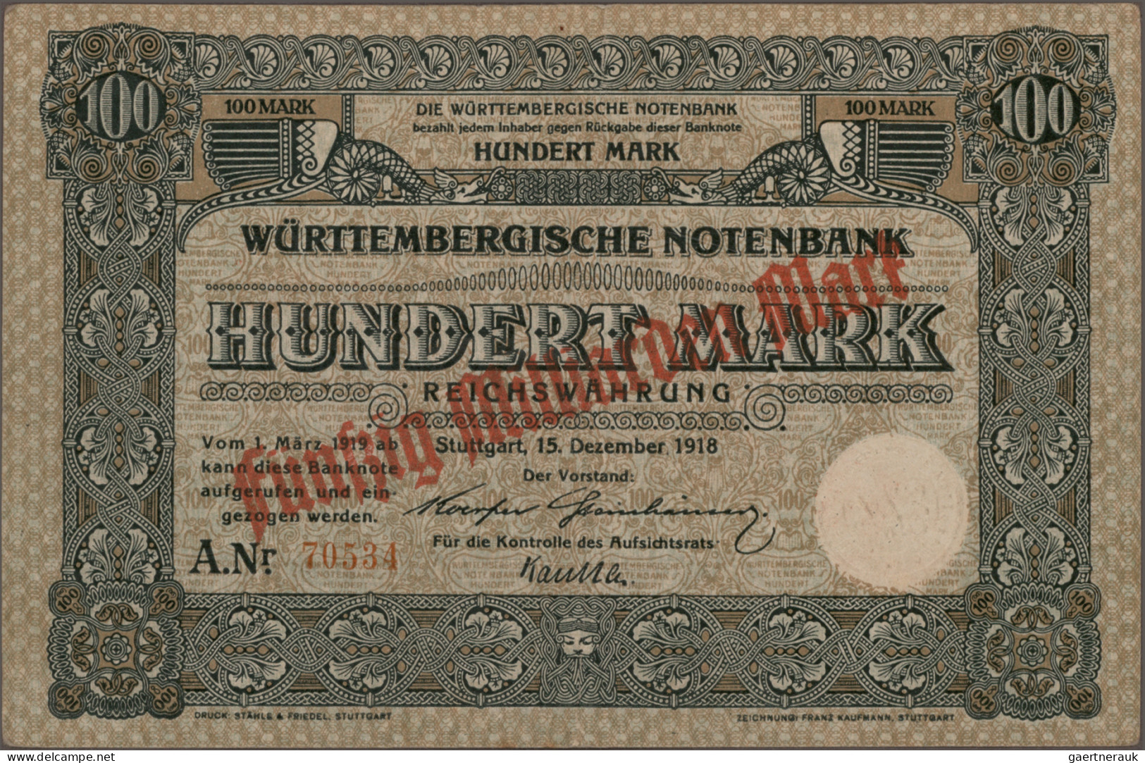 Deutschland - Länderscheine: Deutsche Länderbanken, Lot mit 165 Banknoten, dabei