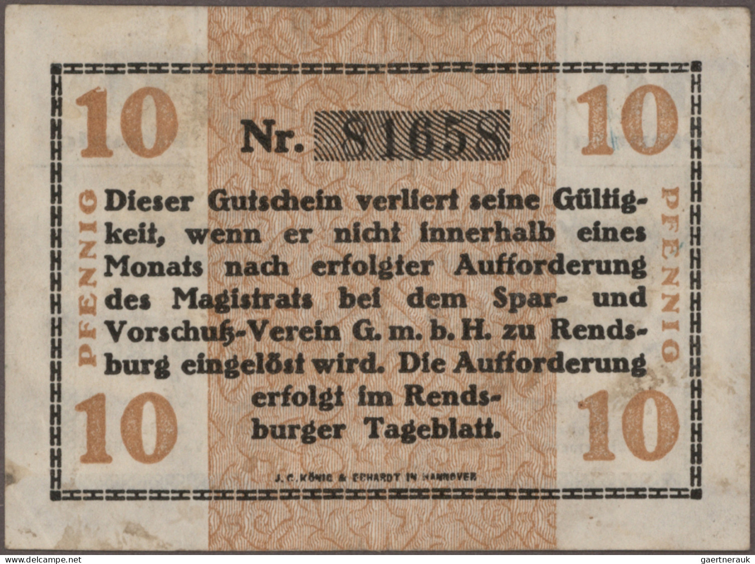 Deutschland - Notgeld: Kleingeldscheine ohne Serienscheine, Sammlung aus den 60e