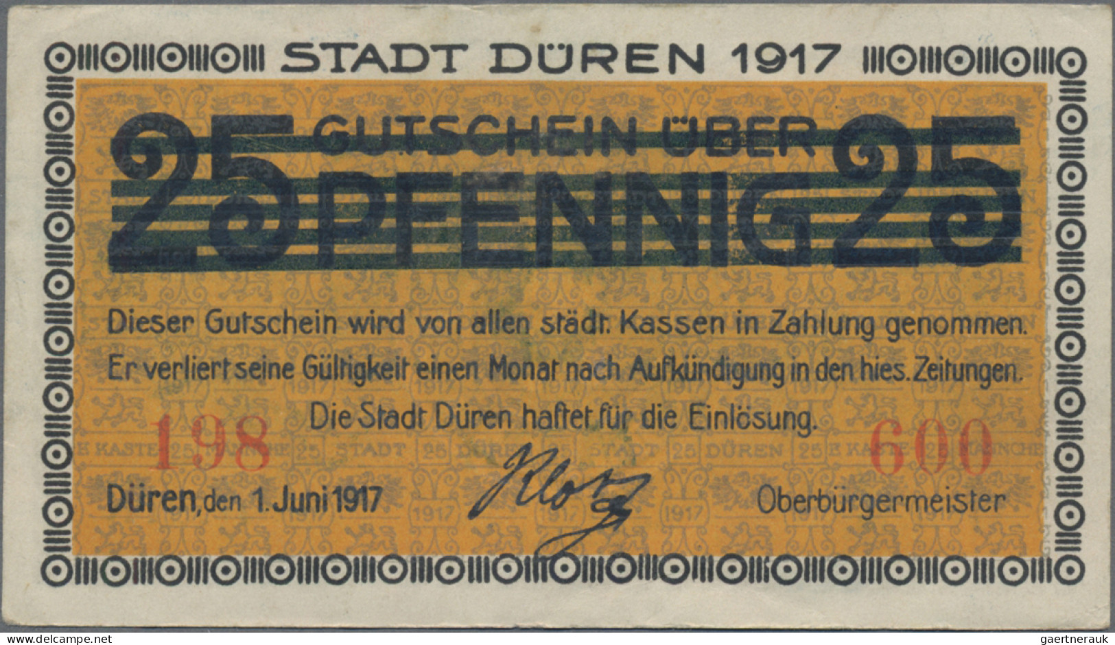 Deutschland - Notgeld: Großgeldscheine 1918, über 50 Scheine Aus Altsammlung In - Other & Unclassified