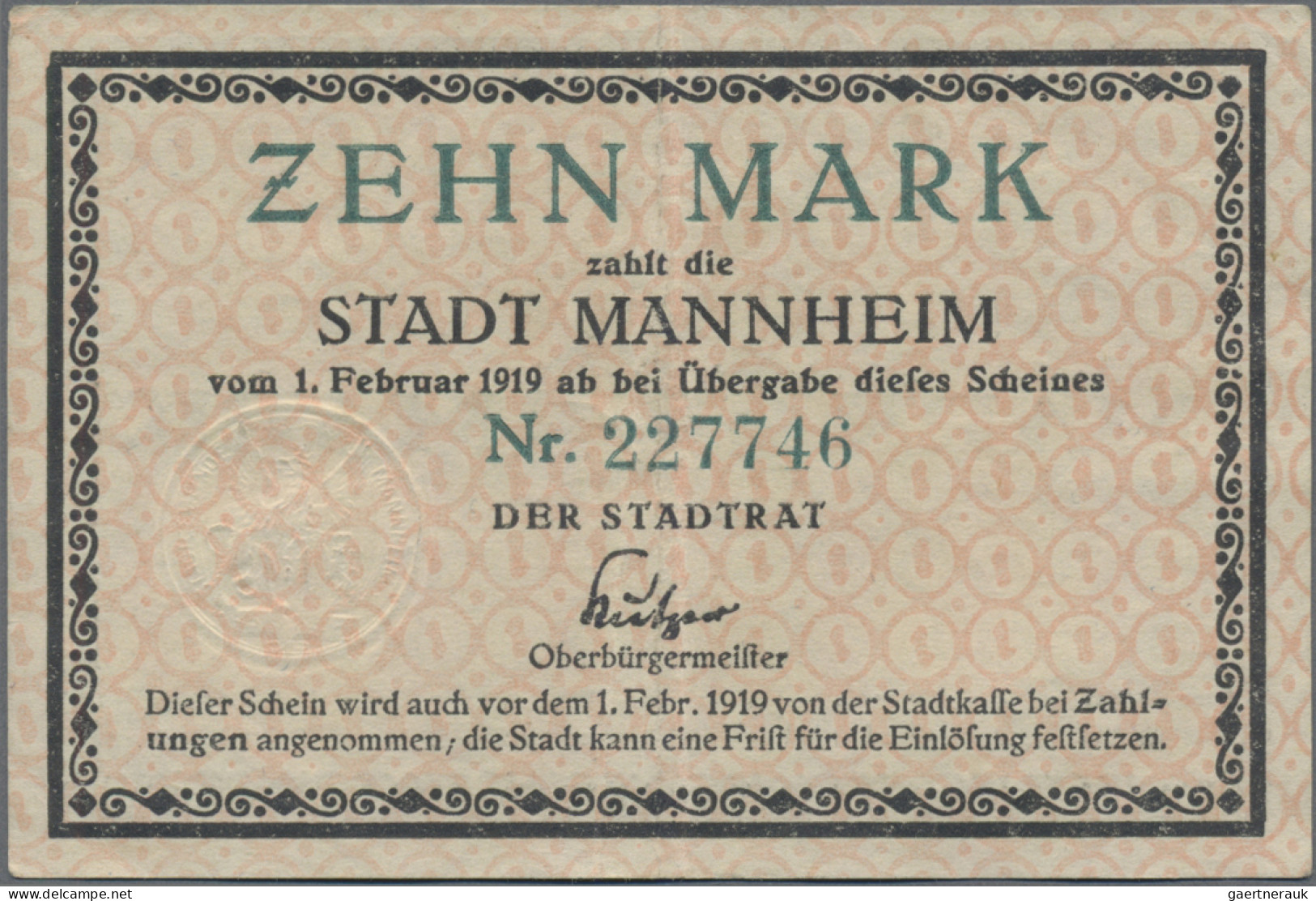 Deutschland - Notgeld: Großgeldscheine 1918, über 50 Scheine Aus Altsammlung In - Other & Unclassified