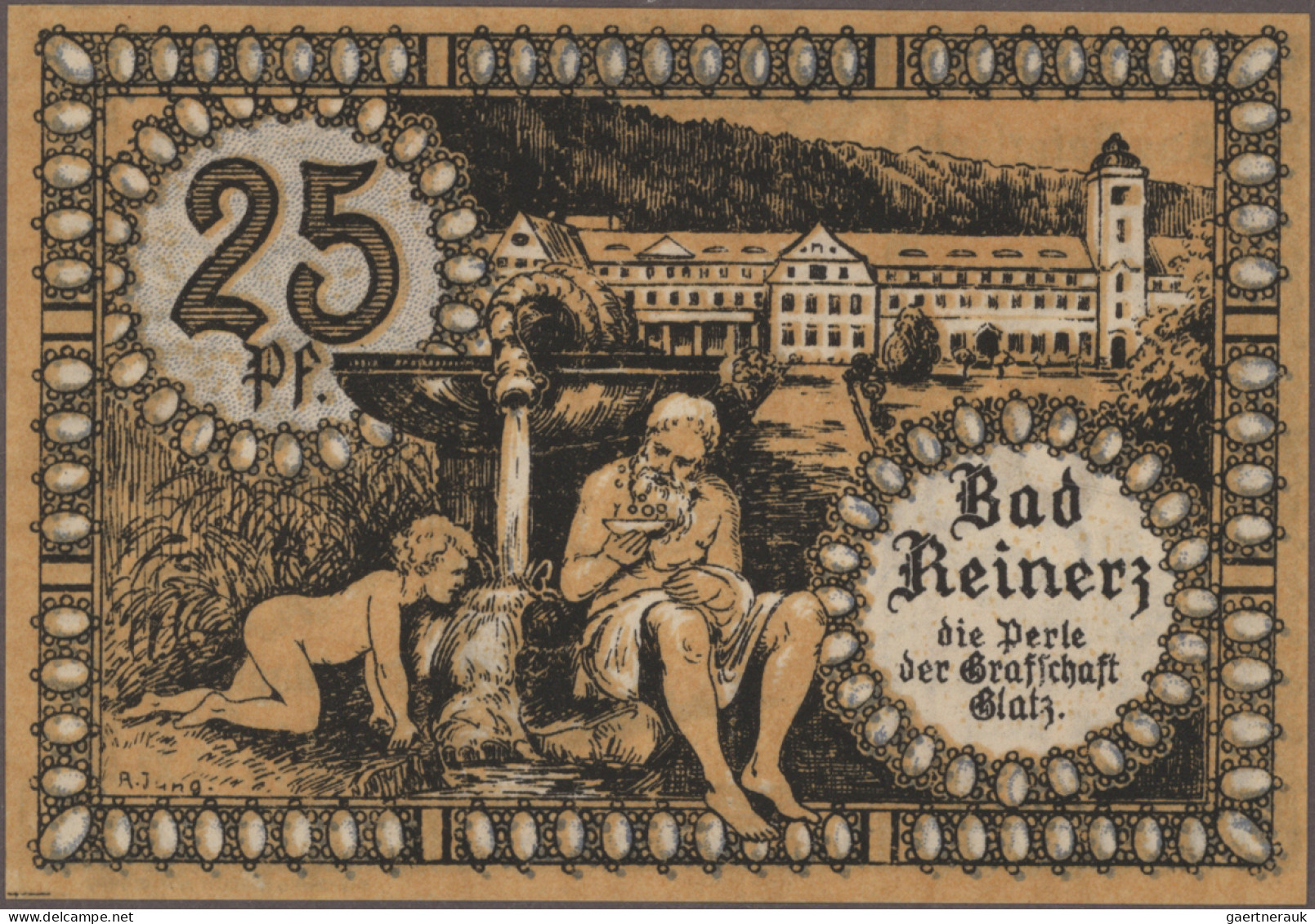 Deutschland - Notgeld - Ehemalige Ostgebiete: Reinerz, Schlesien, Stadt, 6 X 25 - Other & Unclassified