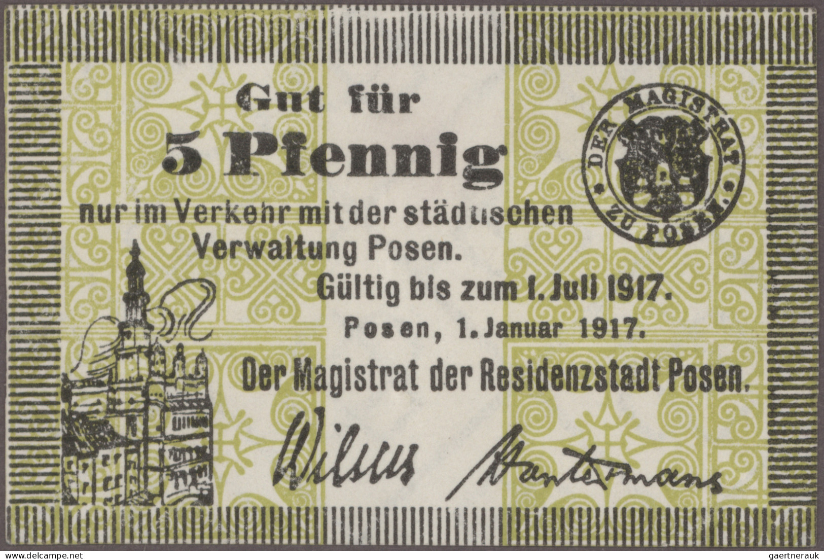 Deutschland - Notgeld - Ehemalige Ostgebiete: Kleingeldscheine, Hübscher Altbest - Sonstige & Ohne Zuordnung