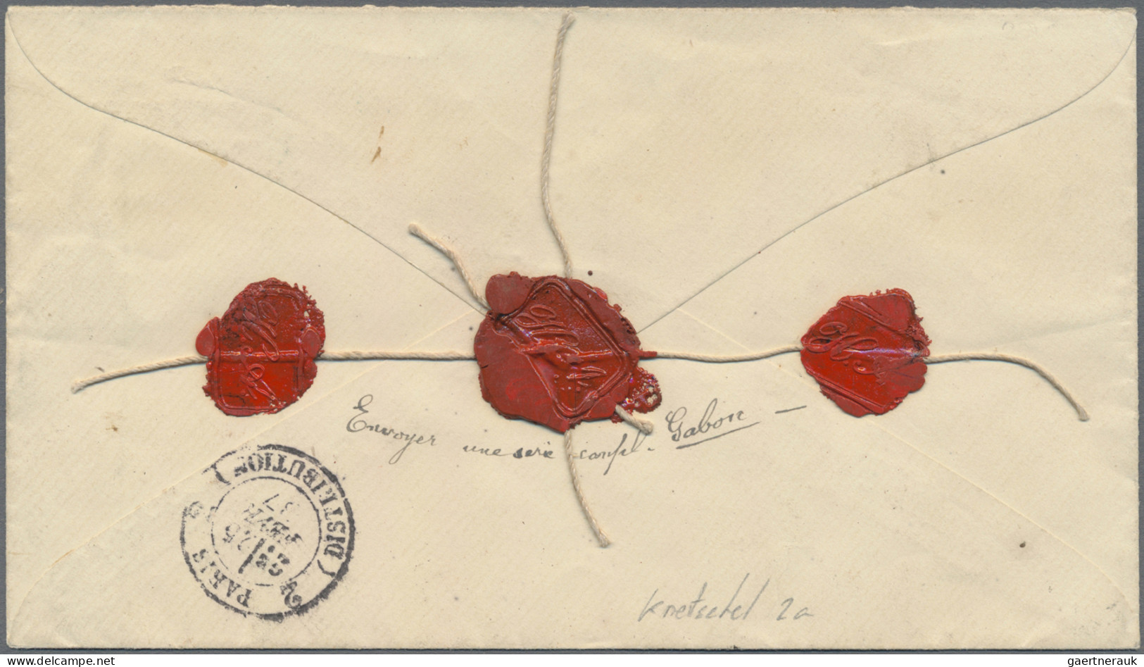 Argentina - Postal Stationary: 1887 Postal Stationery Envelope 8c. Red Used Regi - Postwaardestukken