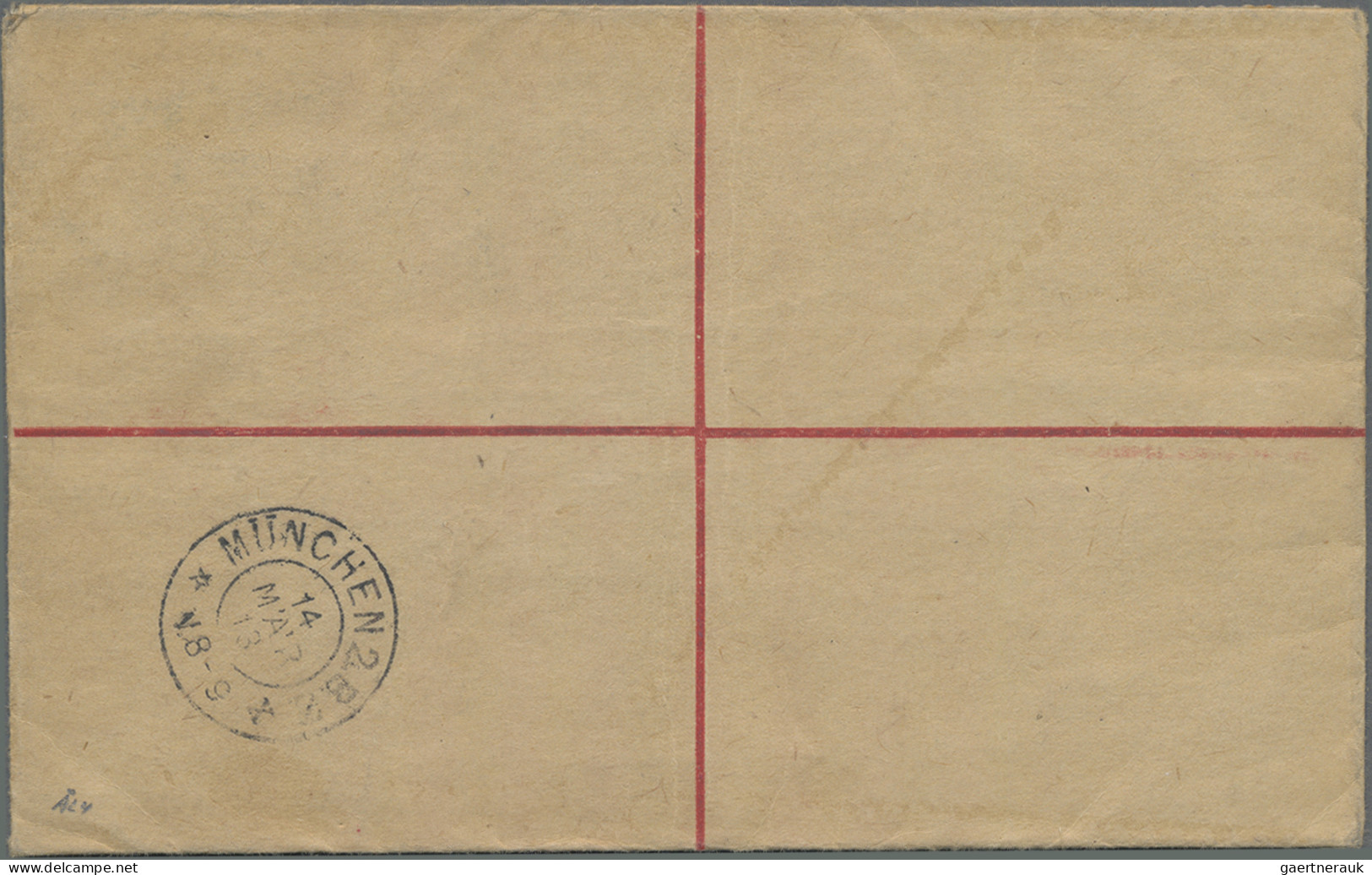 Queensland - Postal Stationery: 1913, 3d Red KEVII Registered Envelope Uprated W - Storia Postale